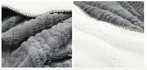 Electric Over Blanket Jacquard Fleece and Sherpa fleece 3 heat settings 2h automatic timer 100W