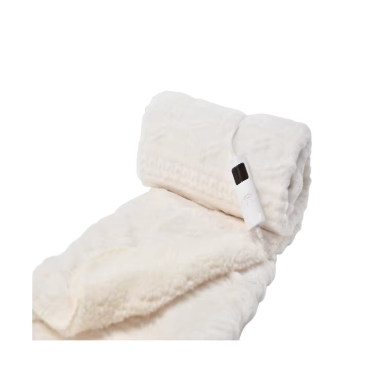 Popular in 2025 Electric over Blanket 9 Heat Setings 1-9h Adjustable Timer Jacquard Fleece Blanket