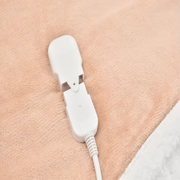 2025 Hot Sales Electric over Blanket 10 Heat Setings 9h Adjustable Timer Flannel Fleece 100w