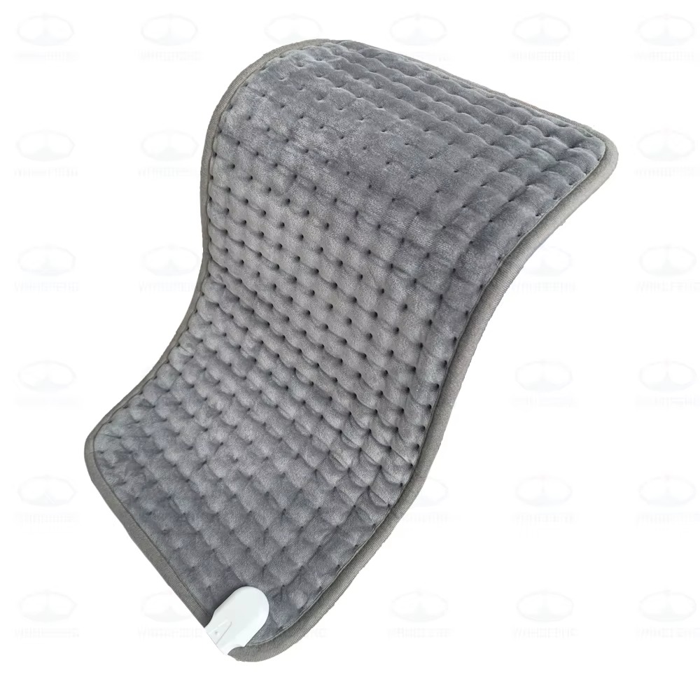Electric Neck and Shoulder Warmer Heating Pad with 4 Settings Front Clasp Washable Super Cosy Fleece