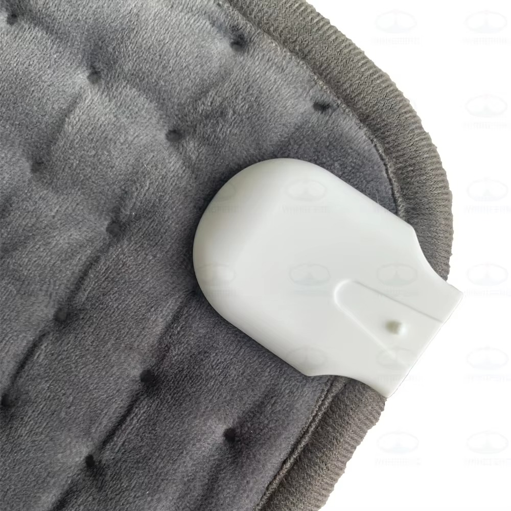 Electric Neck and Shoulder Warmer Heating Pad with 4 Settings Front Clasp Washable Super Cosy Fleece